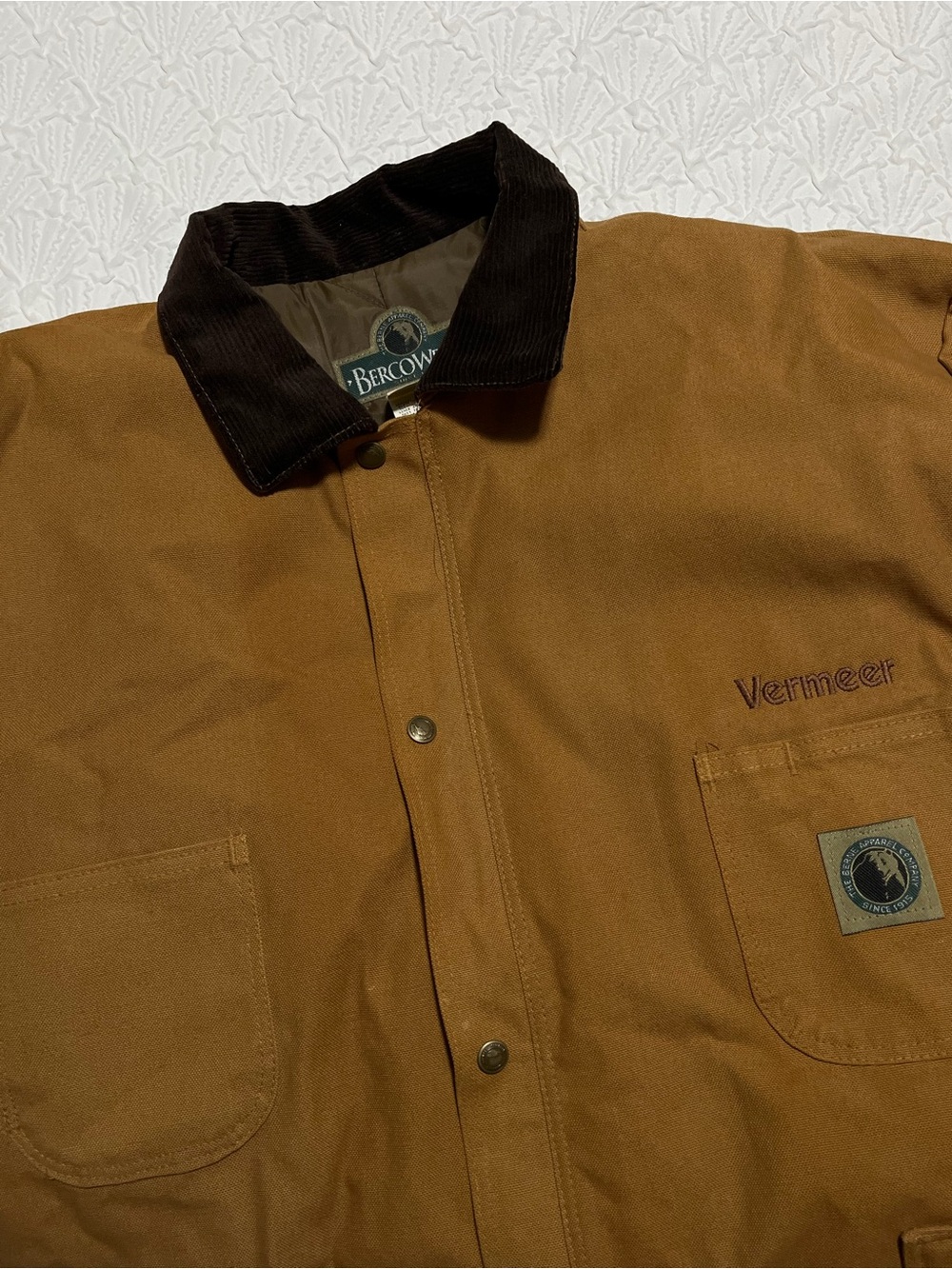 Vtg Bercowear cambas quilted jacket